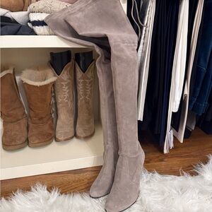 Stuart Weitzman Women's Over-the-Knee Suede Boots